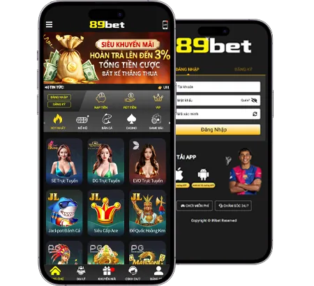 Biểu tượng điện thoại di động và giao diện game Nổ Hũ thân thiện
