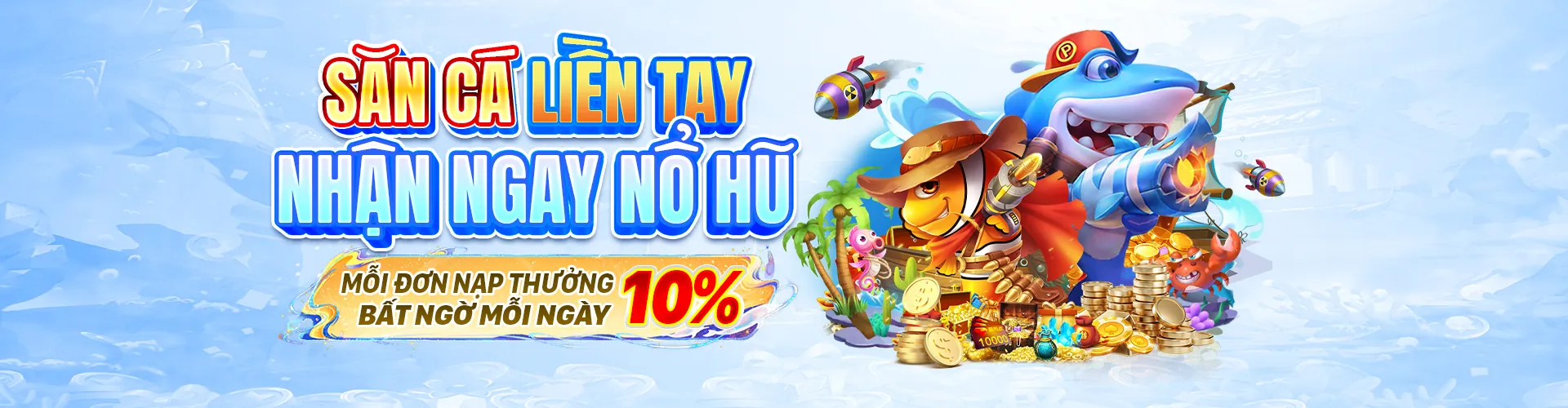 SCV288 Bắn Cá Trực Tuyến - Giao diện game sống động